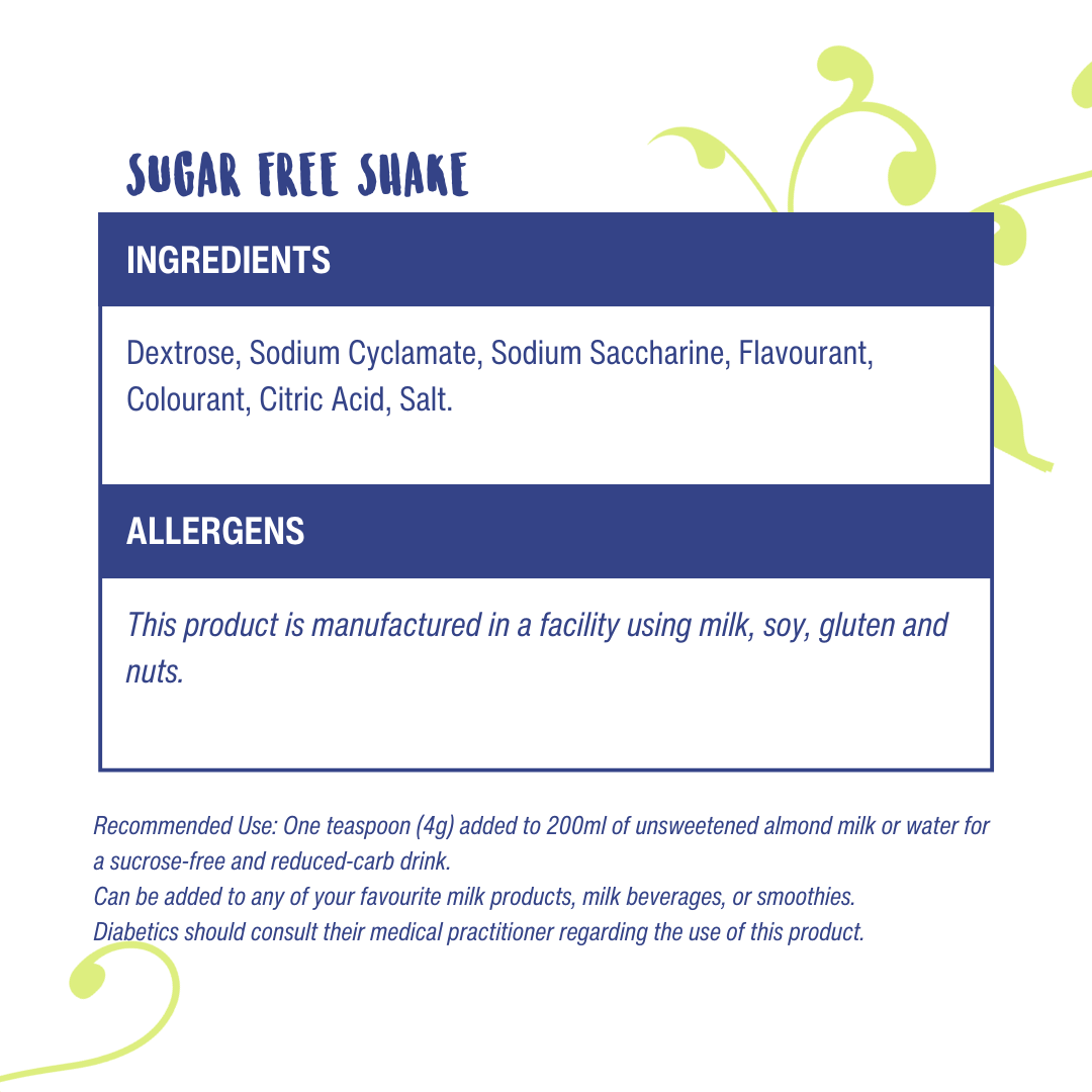 Sugar Free Shake (Creme Soda) 145g